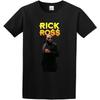 R_yes Men's Rick Ross T-Shirts Black