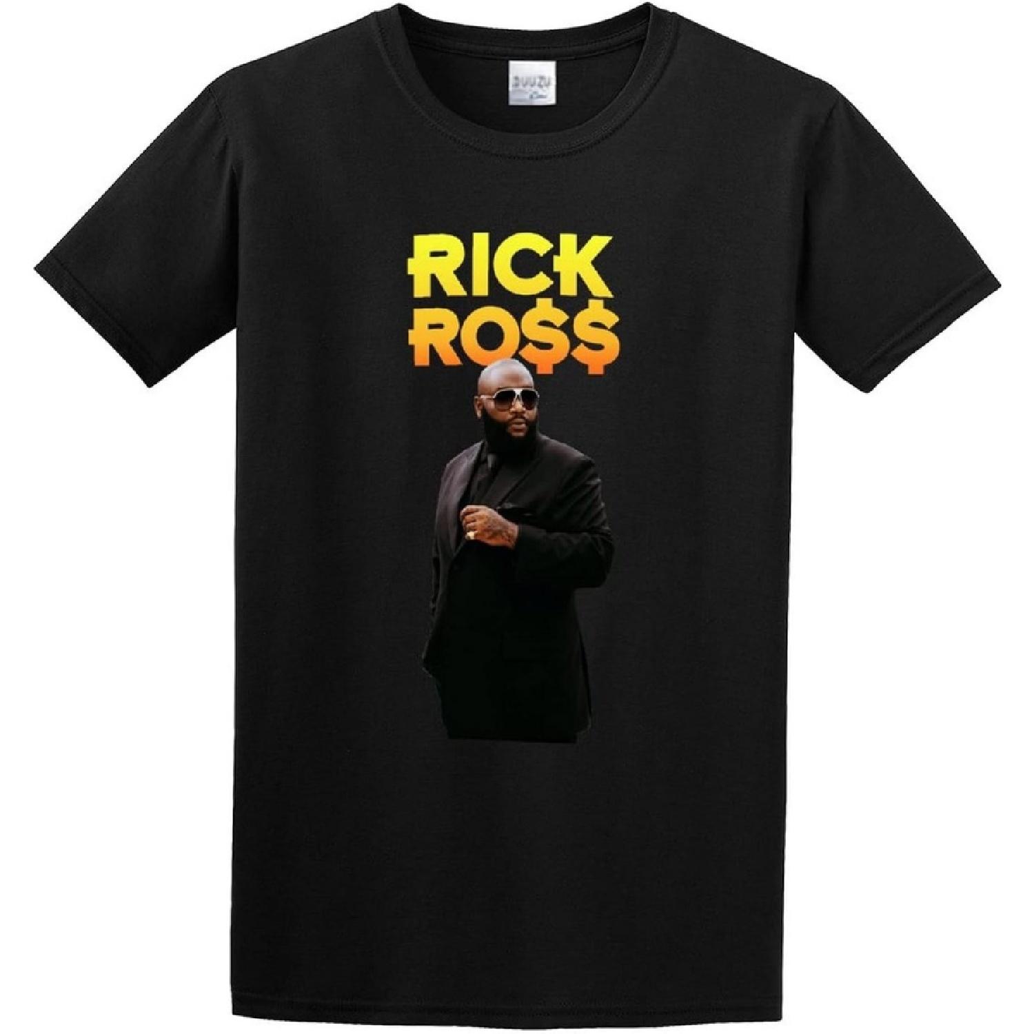 

r_yes Men s Rick Ross T-Shirts Black XXXXXL різнокольоровий