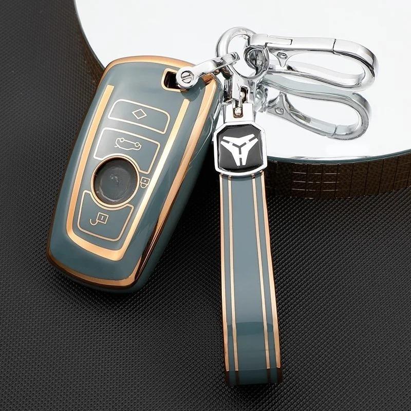 Premium Tpu Car Key Cover Case For Bmw 1 3 5 7 Series X1 X3 X5 X4 F10 F15 F16 F20 F30 F18 F25 M3 M4 E34 Auto Key Accessories
