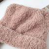Ladies Autumn and Winter New Cute Bear Plush Ear Protector, Plush Thickened Thermal Hat and Cold Hat
