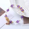 Natural Amethyst Bracelet  Bangles Women Fashion Jewelry Accessories Gift