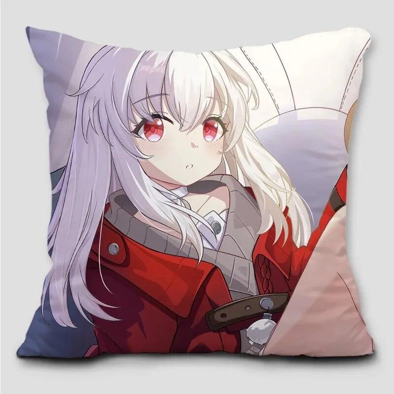 Anime Honkai Impact Pillow Cover Cosplay Cute Comic Print Cushion Cover Sofa Bedroom Home Decoration Pillow Cover