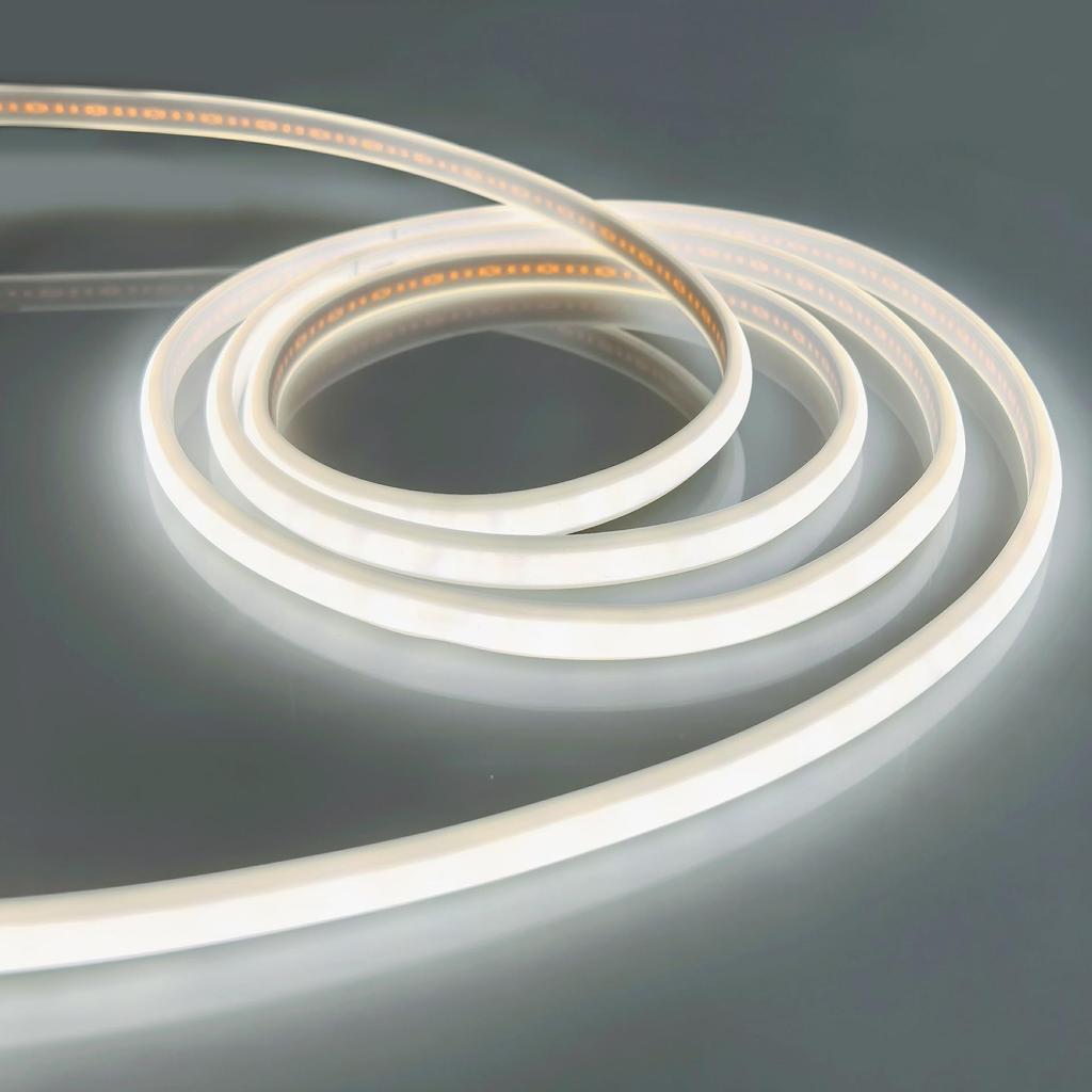 220V COB LED Self-Adhesive Waterproof Light Strip for Indoor/Outdoor Use