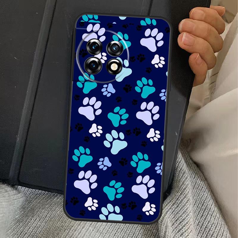 Dog Paw Case For OnePlus Nord 5 CE 2 3 4 Lite N10 N20 N30 OnePlus 13 12 11 10T 13s 10R 12R 13R Cover