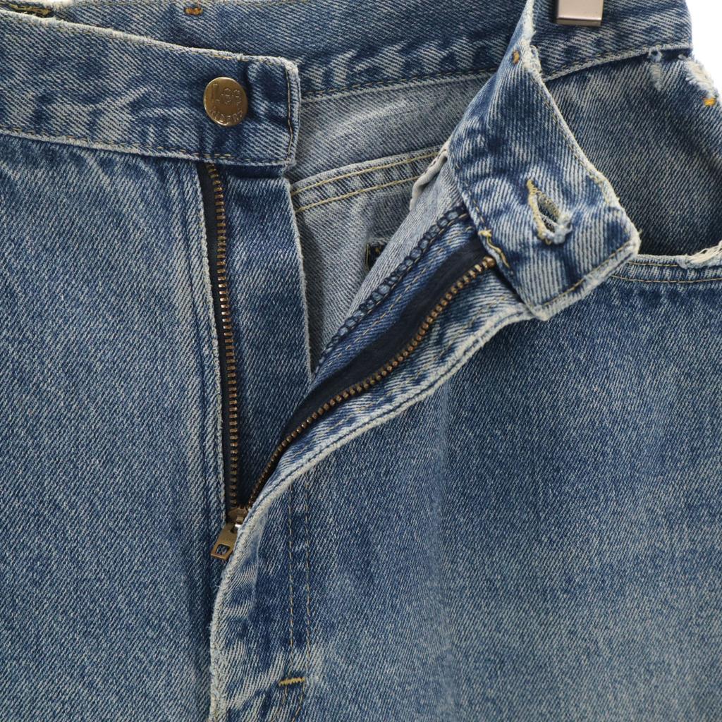 Lee 90s Made in USA Old Tapered denim pants 15 M blue jeans Women Used