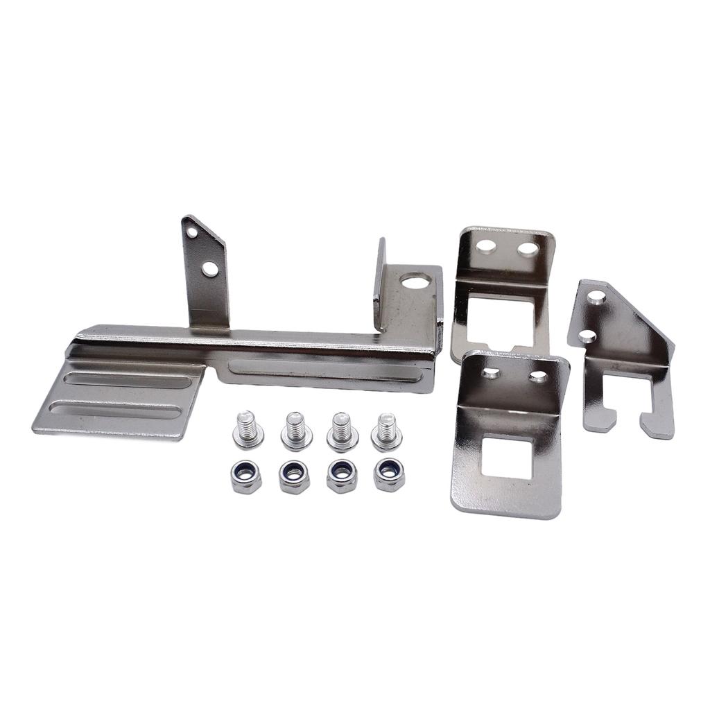 1 Set Replacement Kickdown Chrome Steel Carburetor Linkage Bracket Throttle Cable Bracket Mount Kit for SBC BBC Holley