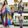 Women's Printed Beach Kaftans Summer Maxi Dress Cover-Ups for Swimwear, Vacation Essentials,Bulk Supply with Big Discounts