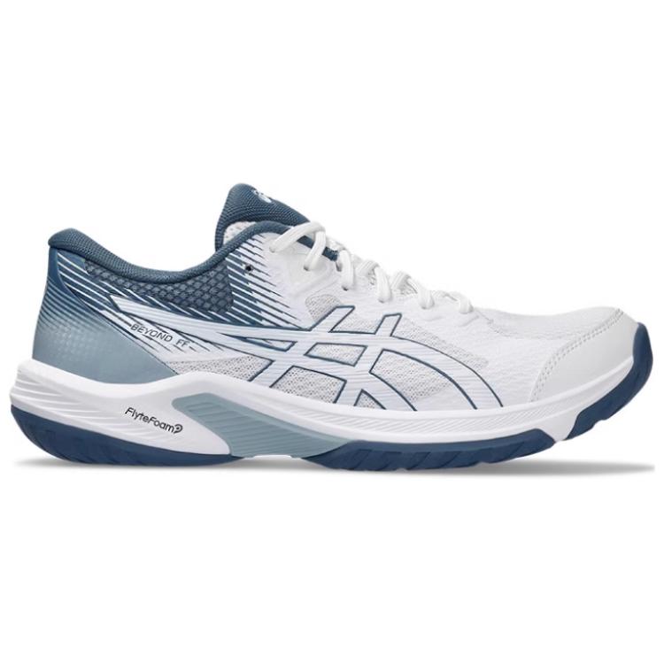 Asics Beyond FF Comfortable Low-Top Badminton Shoes Men Shoes White Blue 1071A092-103
