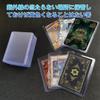 card hard card PVC for storing and protecting trading cards and Features a surface file for of Top-loader sleeves, stain-resistant, case,