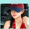 Casual Letter Embroidered Baseball Hat With Breathable Polyester And Wide Hat Edge