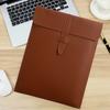 Document Bag Faux Leather Lightweight Portable Document Storage Organizer Scratch-Resistant Waterproof Document Case