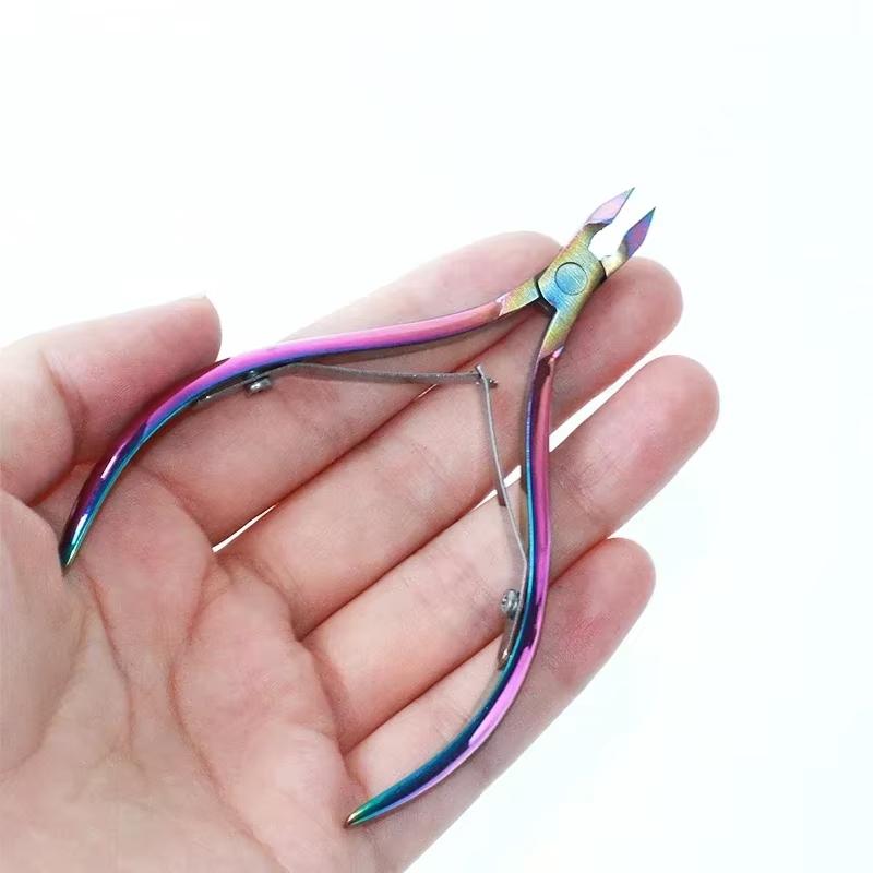 Professional Cuticle Cutter Nail Nippers Scissors Pusher Dead Skin Remover Manicure Pedicure Tong Nail Cuticle Regrowth Tool