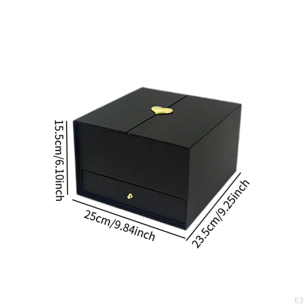 Empty Flower Arrangement Gift Box 9.8x9.2x6inch Cardboard Material Versatile with Drawer for Florist