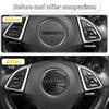 4pc Interior Steering Wheel Cover Trim For Chevy Camaro 2017+ Carbon Fiber