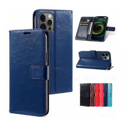 Luxus Leder Flip Protect Hülle für Apple iPhone SE 6 7 8 Plus 14 XS Max 11 12 13 Pro Max Samsung Galaxy Huawei Honor Xiaomi Redmi Wallet Cover Coque