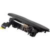 BOXI 80686 Rear Driver Side Exterior Door Handle Compatible for Hyundai Accent 2000 2001 2002 2003 2004 2005 2006 Smooth Black/Replaces 83650-25000