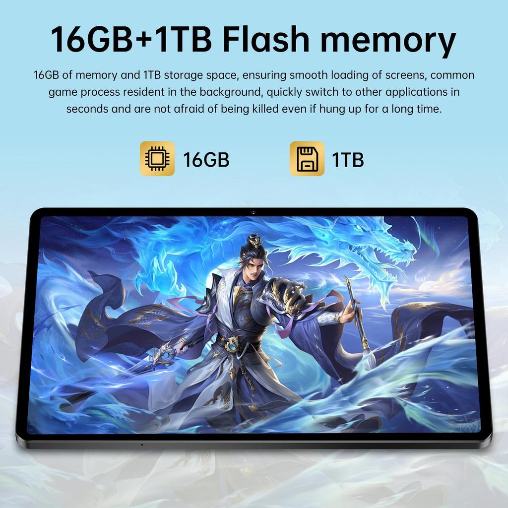 New Pad 7 Pro Smart Tablet 16GB+1TB