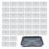 40 Pcs Pallet Liner 90*60cm Paint Tray Film Bagging Transparent Plastic Paint Tray Liners Disposable Film Covers Painting Parts