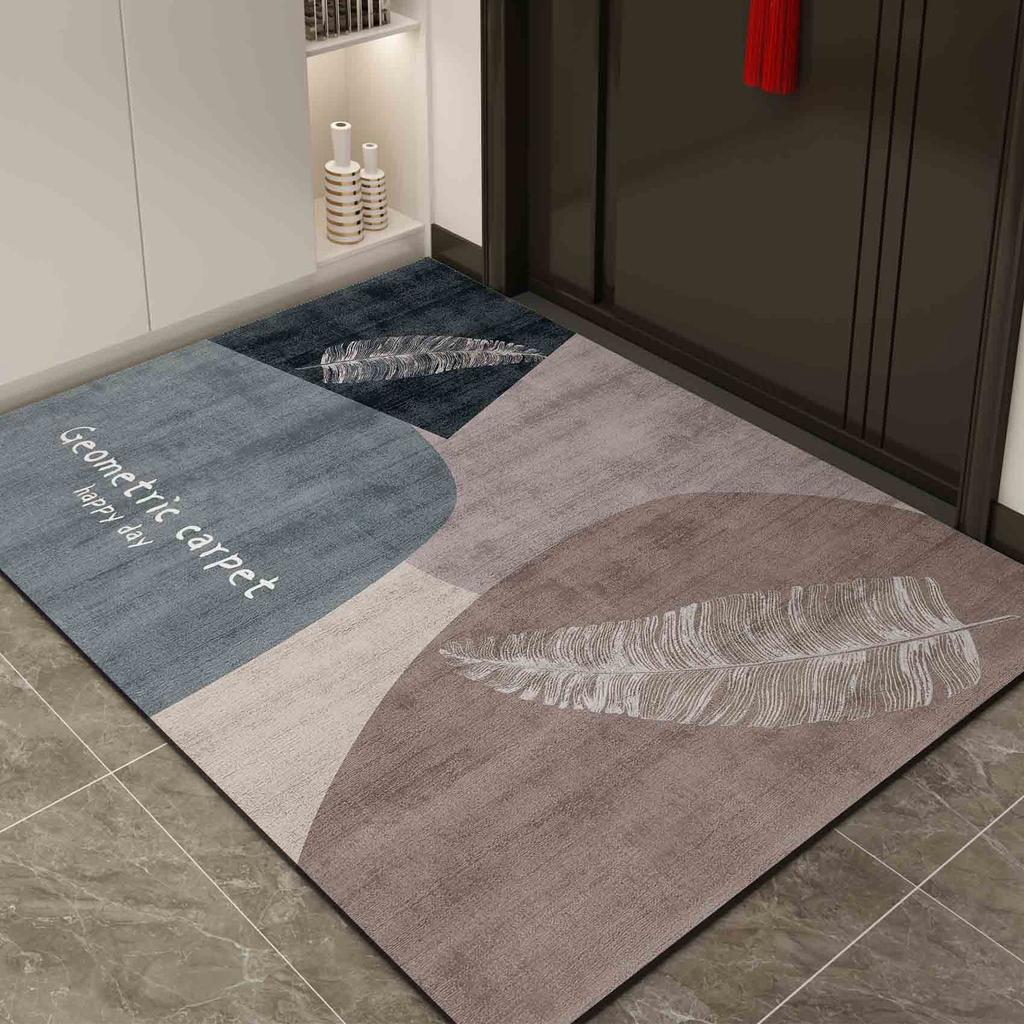 Light Luxury Door Floor Mat Entry Door Entrance Entrance Door Mat Entry NonSlip Foot Mat Crystal Velvet Floor Mat