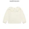 Happyology Girls' Ruffle Knit Long-Sleeve Top