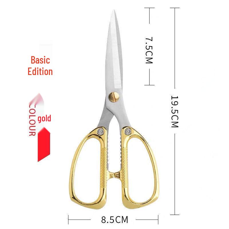 K82 Stainless Steel Alloy Kitchen Scissors for Chicken Bones - Household and Craft Use