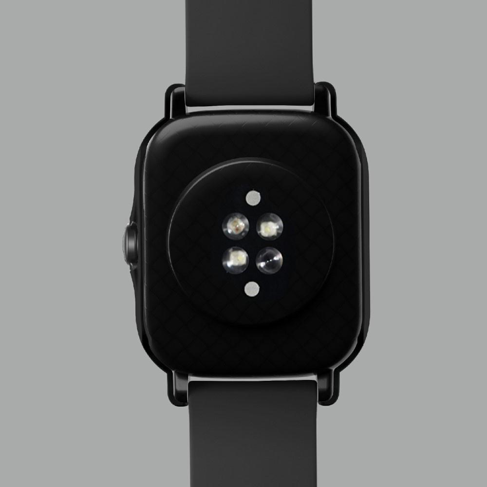 2in1 Case + Tempered Glass for Amazfit GTS 2 / GTS 2e, Black