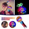 Children's Luminous Magic Ball Toy Stick Led Flash-rotating Light Show Toy