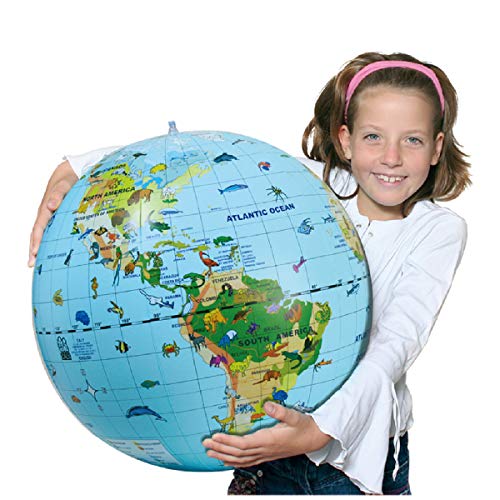 BorneLund Caly Planet Ball Animal Continent 50cm (Ages 4 and Up) CY049B