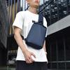 Large-capacity wear-resistant waterproof breast bag, new men's business parcel, multi-functional messenger bag.