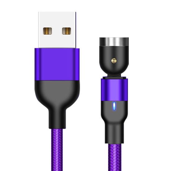 Magnetisk 5A hurtigladekabel Micro USB Type-C plugg dataledning for Android