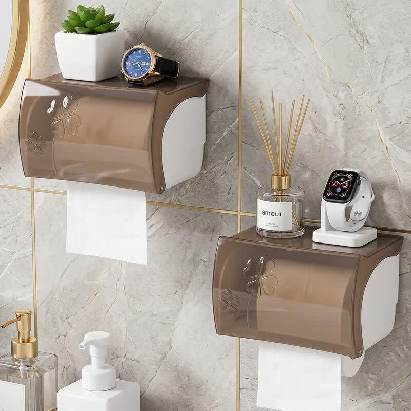 LIEI Wall-Mounted Waterproof Toilet Paper Holder