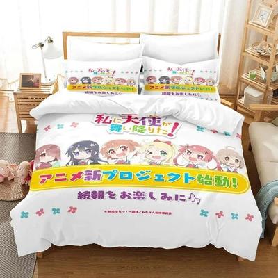Anime Wataten! Ein Engel flog zu mir herab Bettwäscheset Einzelbett Twin Full Queen King Size Bettset Erwachsener Kind Schlafzimmer Bettdeckenbezug Sets