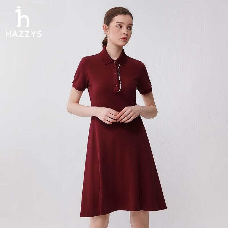 

HAZZYS Women s Cotton Polo Midi Dress M