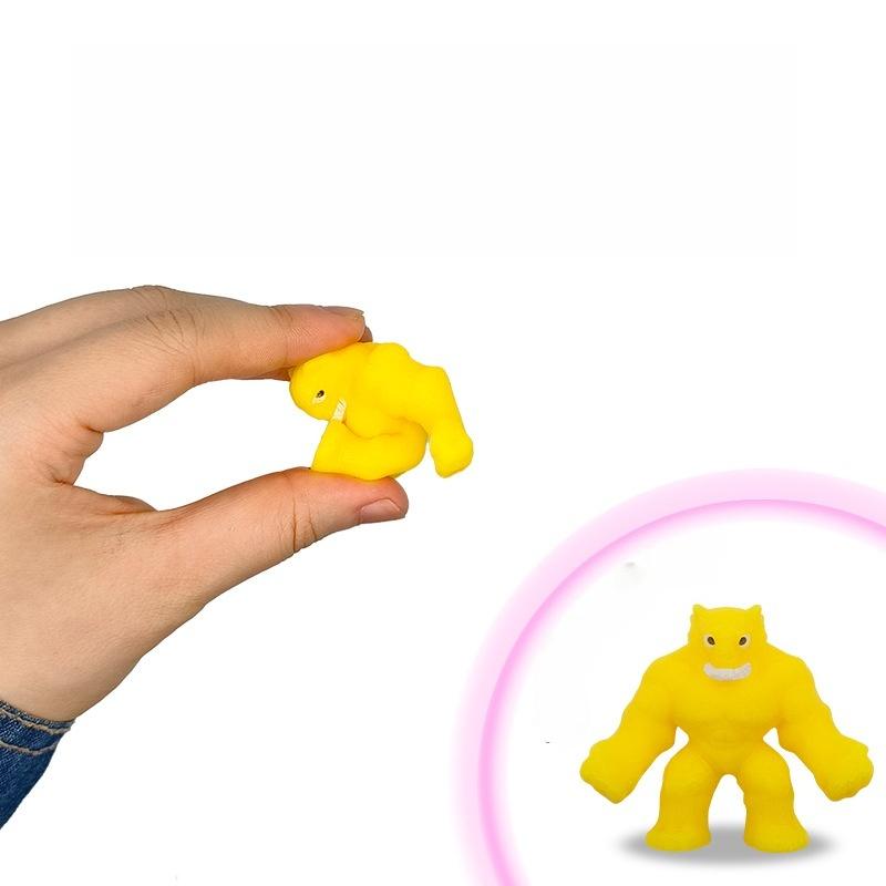 10 Stück Kinder Charakter Weicher Knete Stressabbau Spielzeug Dehnbare Monster Quetschpuppen Mit Kneifen Musikfunktionen Als Geschenk