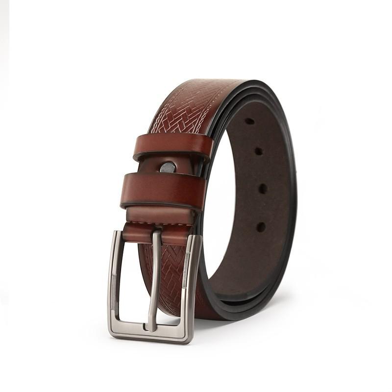 Men's Alloy Pin Buckle PU Leather Casual Jeans Belt