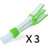 Portable Double Ended Car Air Conditioner Vent Slit Cleaner Brush Instrumentation Dusting Blinds Keyboard Cleaning Brush