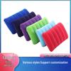 Inflatable Outdoor Camping Pillow - Multi-functional PVC Flocking Lumbar and Backrest Pillow