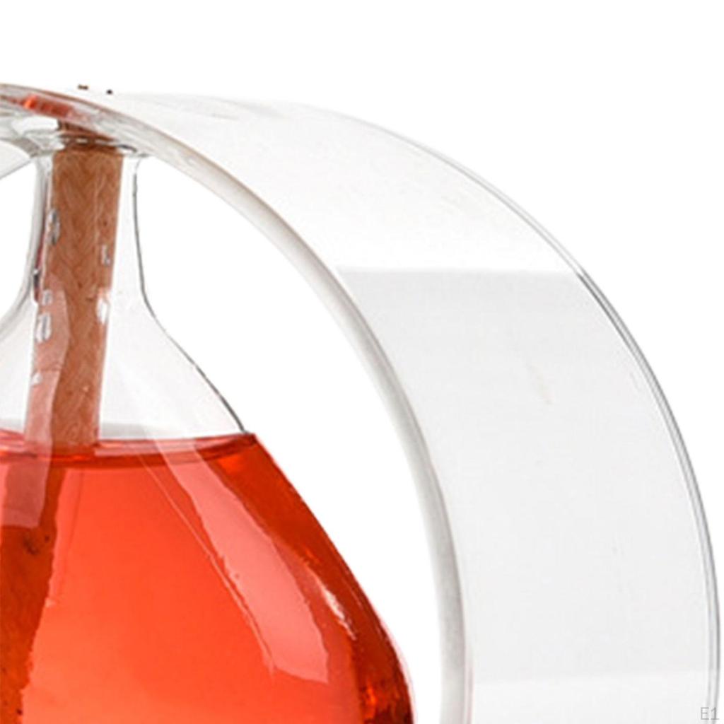 Transparent Glass Oil Lamp for Bedroom Festival Party House Warming Gift Heart