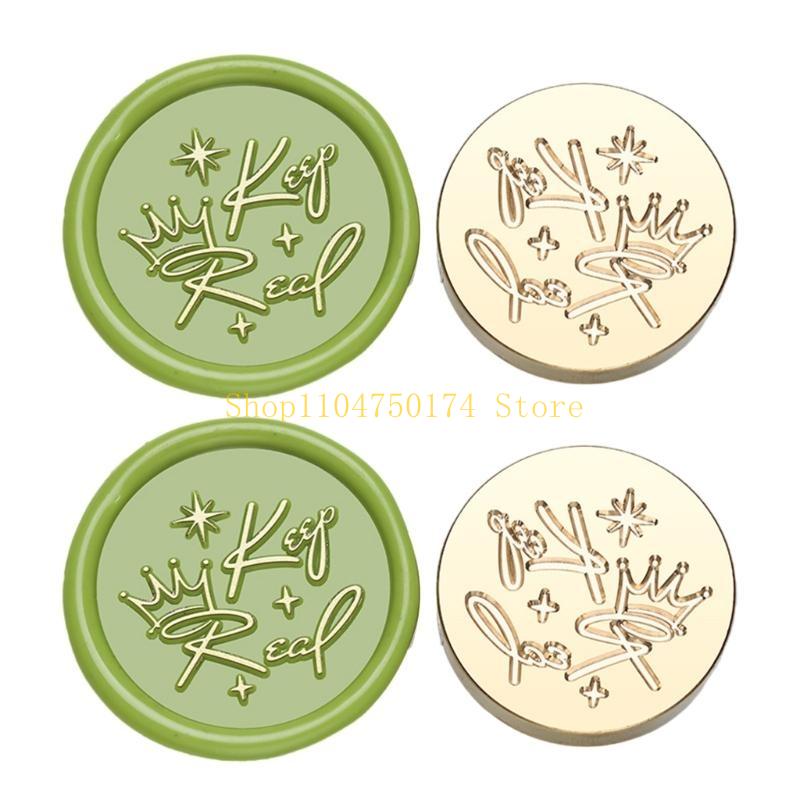 Seal Stamp Head Replacement Antique Embossed Sealing Stamp Head for Envelope top sale