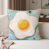 Fun Fried Egg Cute Pillow Case Suitable For Bedrooms Living Rooms Cars Home Decoration
