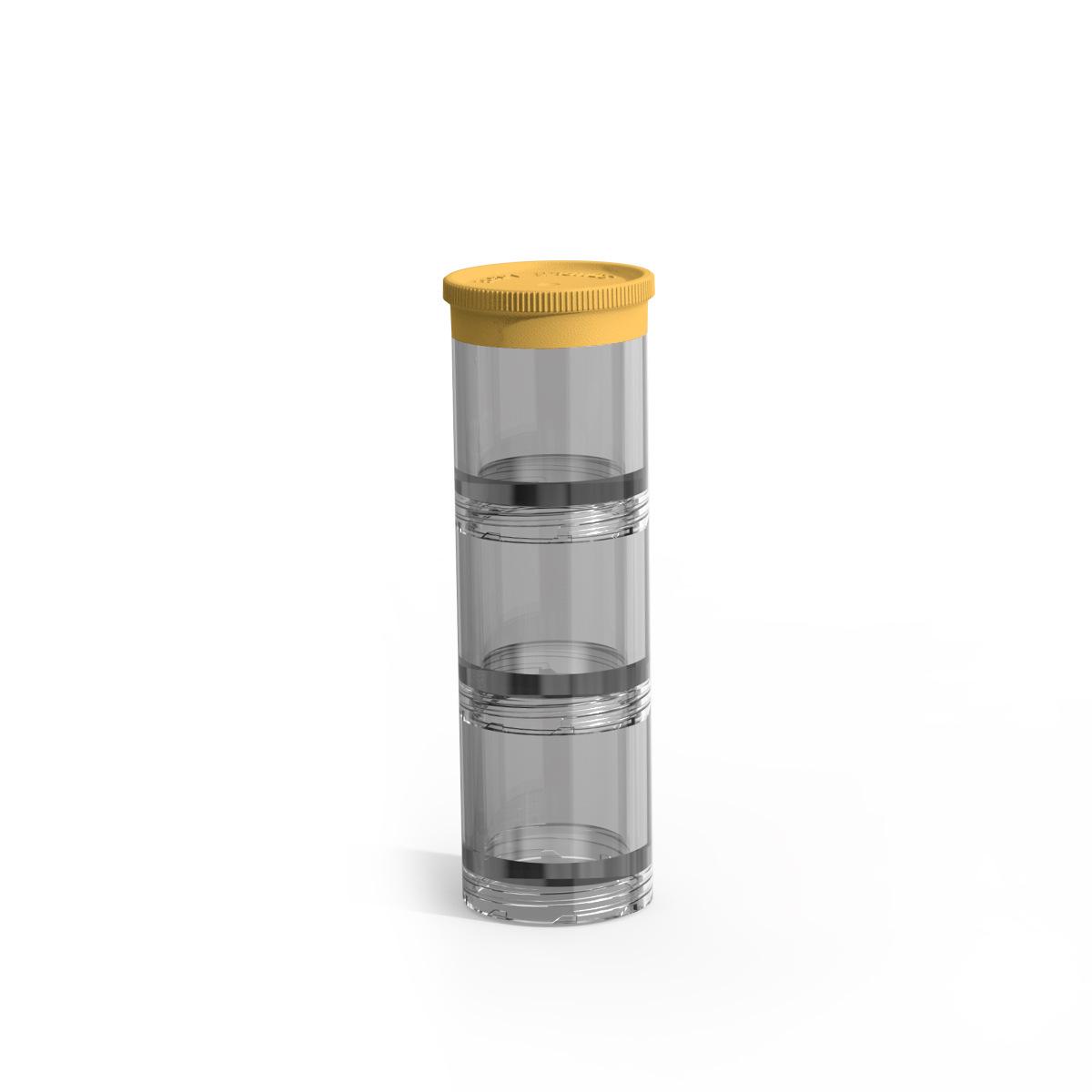 

Portable 7-Day Pill Organizer: Sealed, Large Capacity, Three-Meal Medication Dispenser & Reminder