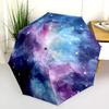 Starry Sky Puzzle  Pattern, Automatic Folding Umbrella, Portable and Foldable Design, 8 Ribs, a Christmas or Birthday Gift.