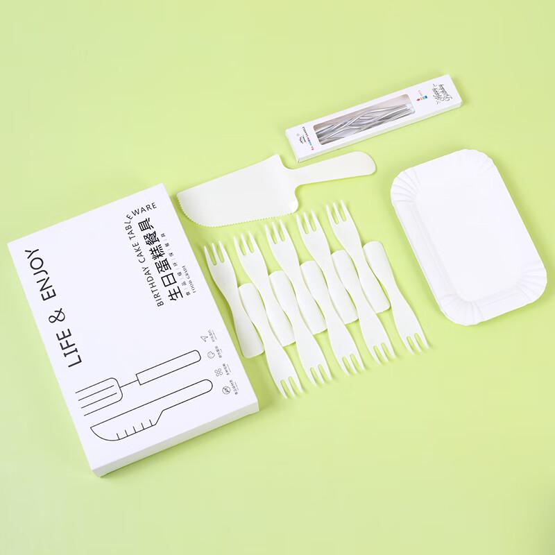 Birthday Cake Disposable Tableware Set