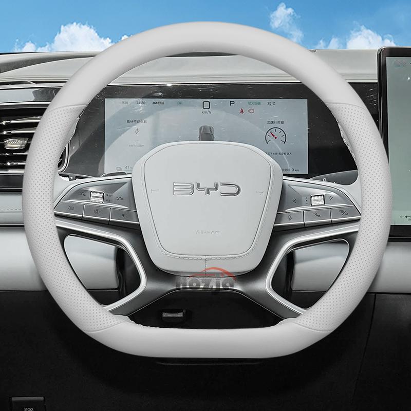 Leren Stuurwielhoes voor Auto voor BYD Sealion 6 7 06 07 EV DMI 2024 2025 2026 Accessoires