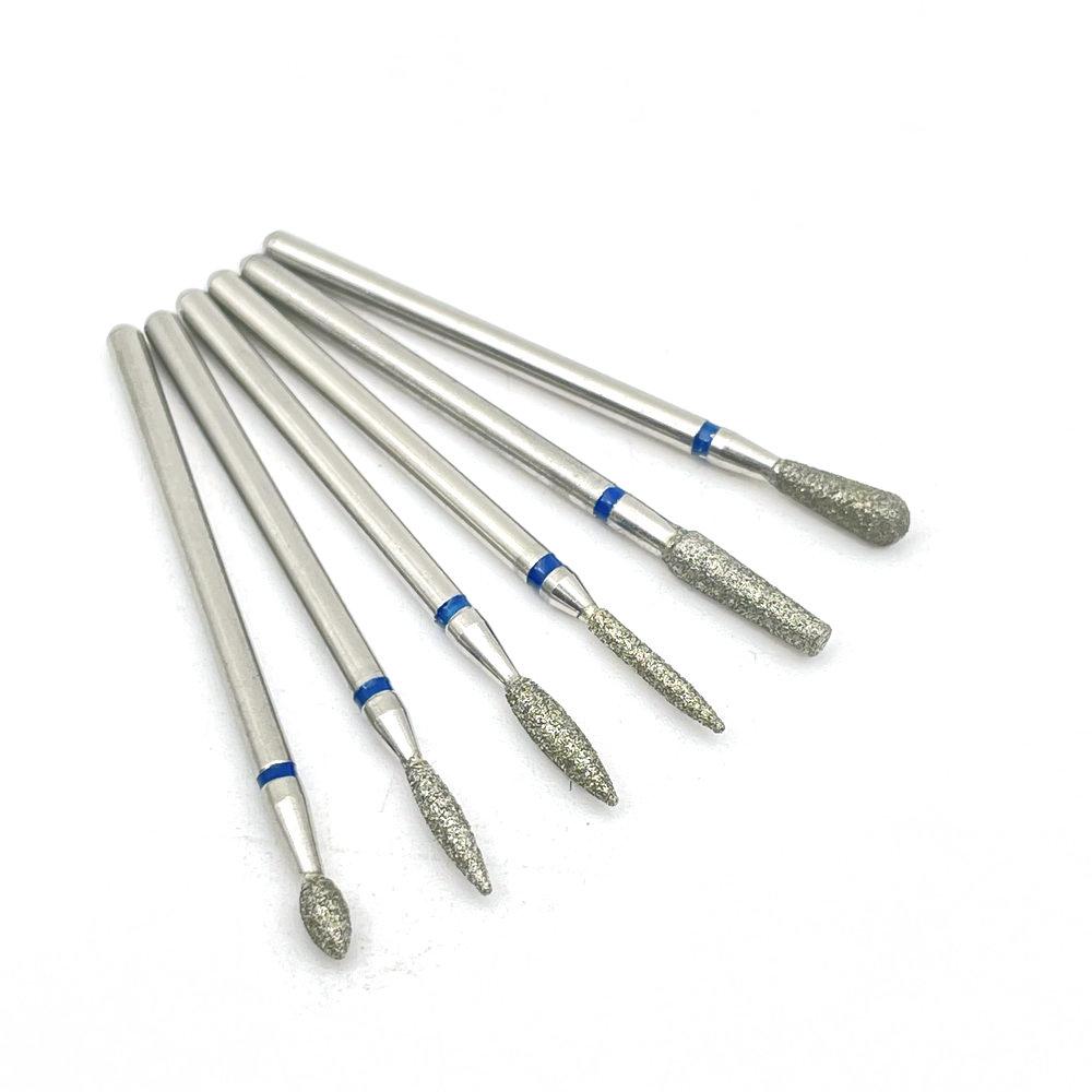6Pcs Cutter for Manicure Carbide Diamond Nail Drill Bit Set Milling Cutters Nail Art Pedicure Tools Kit Nail Drill Bits