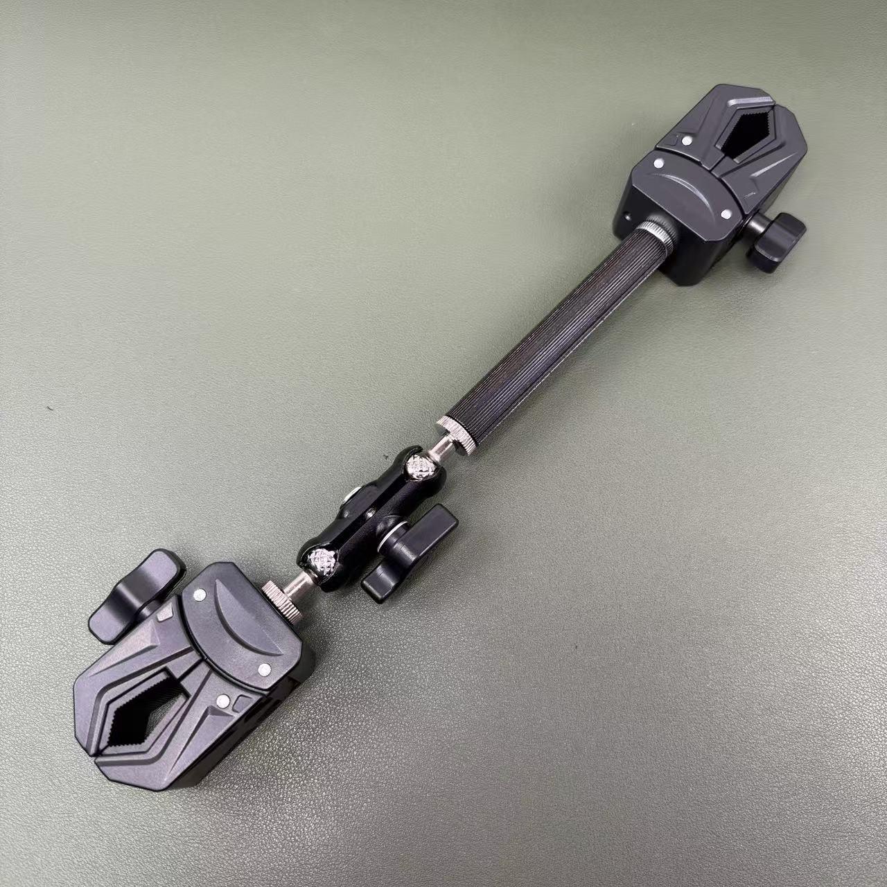 Large Metal Double-Ended Rotation Clamp Rod with 360° Rotation
