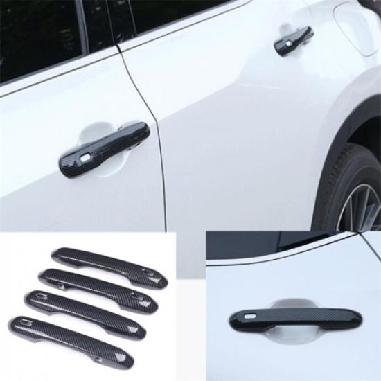 For Lexus RX350 350h 500h -2024 Carbon Fiber Car Side Door Handle Cover Trim