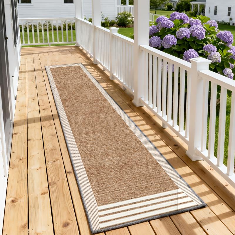Buiten Minimalistisch Lang Vloerkleed Antislip Wasbaar Terras Gang Keuken Entree Woondecoratie Runner Tapijt 60x300cm 24x118inch