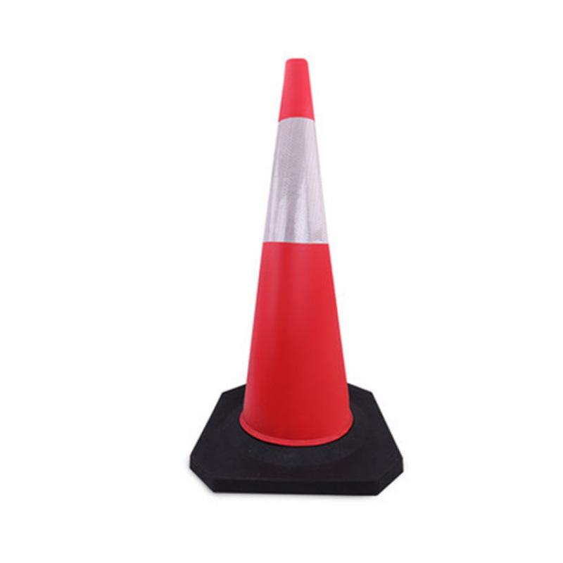 EVA 70cm Uncrushable Reflective Traffic Cone - Red