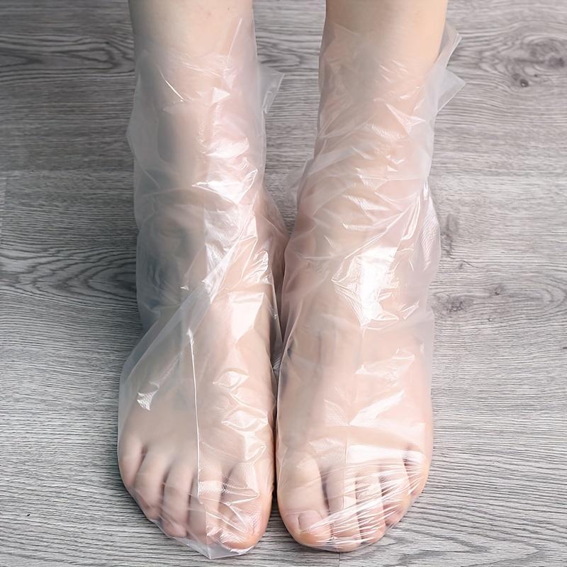 100pcs Disposable Foot Mask Bags - Anti-Dry Cracking & Frostbite - Moisturizing Foot Wrap - Universal Foot Care - Aroma-Free